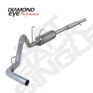 Dodge 1500 Performance Exhaust - Diamond Eye Performance - Cat Back Single - `06-`08